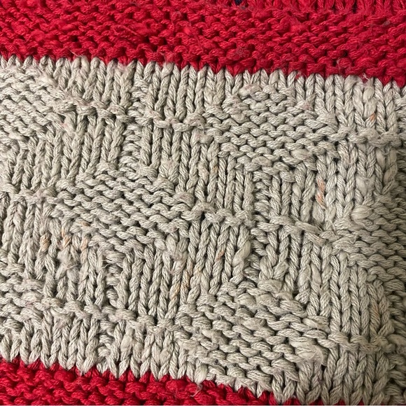 Vintage Gant The Rugger Hand Knit Pullover Sweater 100% Cotton Size Medium - Picture 4 of 6